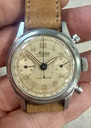 Minerva ref 1335 cronografo - minerva,